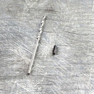 SMITH & WESSON REVOLVER PIN & DRILL FOR A PINNED FRONT SIGHT - Picture 1 of 1