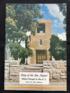 1957 Broschüre Broschüre Geschichte San Miguel älteste Kapelle in den USA Santa Fe New Mexico - Bild 1 von 7