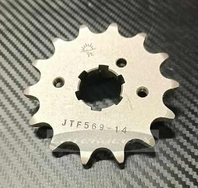 Kawasaki KDX200 KX250 KX500 14 зубчатая передняя звездочка Yamaha YZ250 JTF569.14 - Изображение 1 из 4
