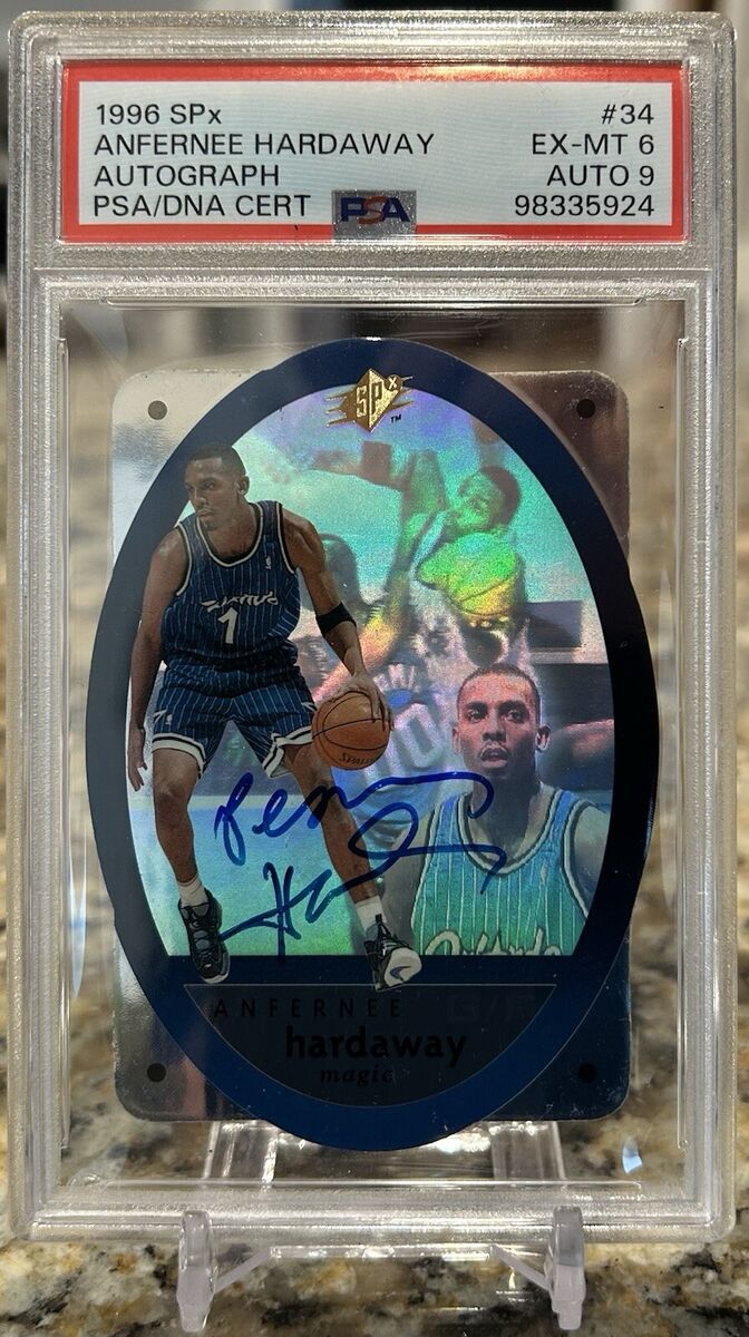 Upper Deck Anfernee Hardaway Basketball Autographed Sports Upper Deck Anfernee Hardaway Basketball Autographed Sports