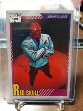 Red Skull #90 Impel 1991 Marvel Universe Series 2 Disney MCU Avengers