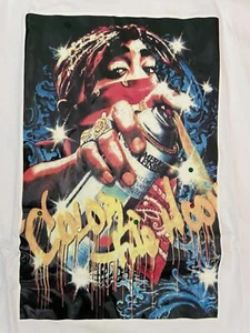T-Shirt Tupac Shakur Jersey neu mit Etikett Streetwear Rap Hip Hop weiß Größe 4XL Baumwolle - Bild 1 von 8