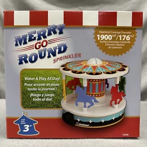 NEU Karussell Rasensprinkler Kinder spielen Sommer Outdoor Retro klassischer Zirkus - Bild 1 von 4