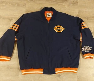 CHICAGO BEARS Mitchell & Ness Throwbacks Wool Jacket Men's Size 60 / 4XL - Picture 1 of 16