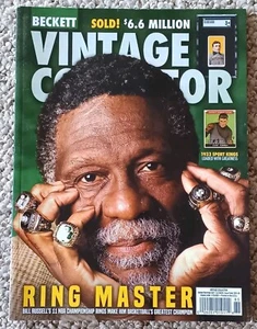 Beckett Vintage Collector Magazine Oct/Nov 2021 Bill Russell Ring Master - Picture 1 of 7