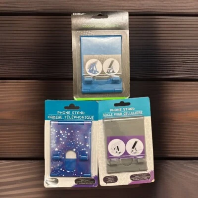 3-Cell Phone Stand Adjustable Desktop Table Holder Cradle Dock iPhone Samsung - Image 1 of 3