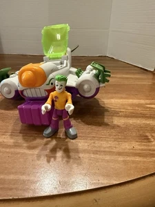 Imaginext DC Super Friends Batman Joker Kampfflugzeug Jet Punch Faust - Bild 1 von 7