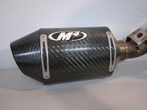 2006 GSX-R 600 750 M4 EXHAUST CARBON STREET SLAYER SLIP ON MUFFLER SU6824 06-07 - Bild 1 von 15