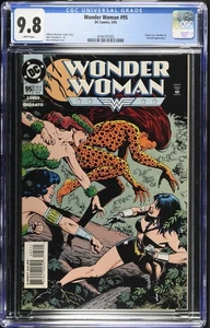 WONDER WOMAN #95 CGC 9.8 ¡BLANCO! DEODATO, CUBIERTA DE BOLANDA, HIEDRA VENENOSA, GUEPARDO! - Imagen 1 de 3