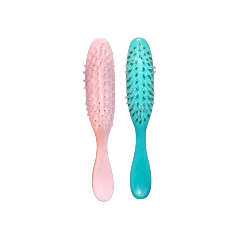 2X New AVON 8" HAIR BRUSH New, 1 Turquoise, 1 Light Pink Color - Image 1 of 4