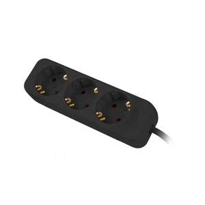 lanberg Linijki marki Model 3 Outlet Schuko Czarne 1,5 m - Zdjęcie 1 z 1