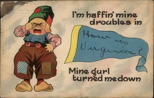 Syracuse,NY Cancel to Schenectady New York Pennant How is Virginia? Postcard - Picture 1 of 2