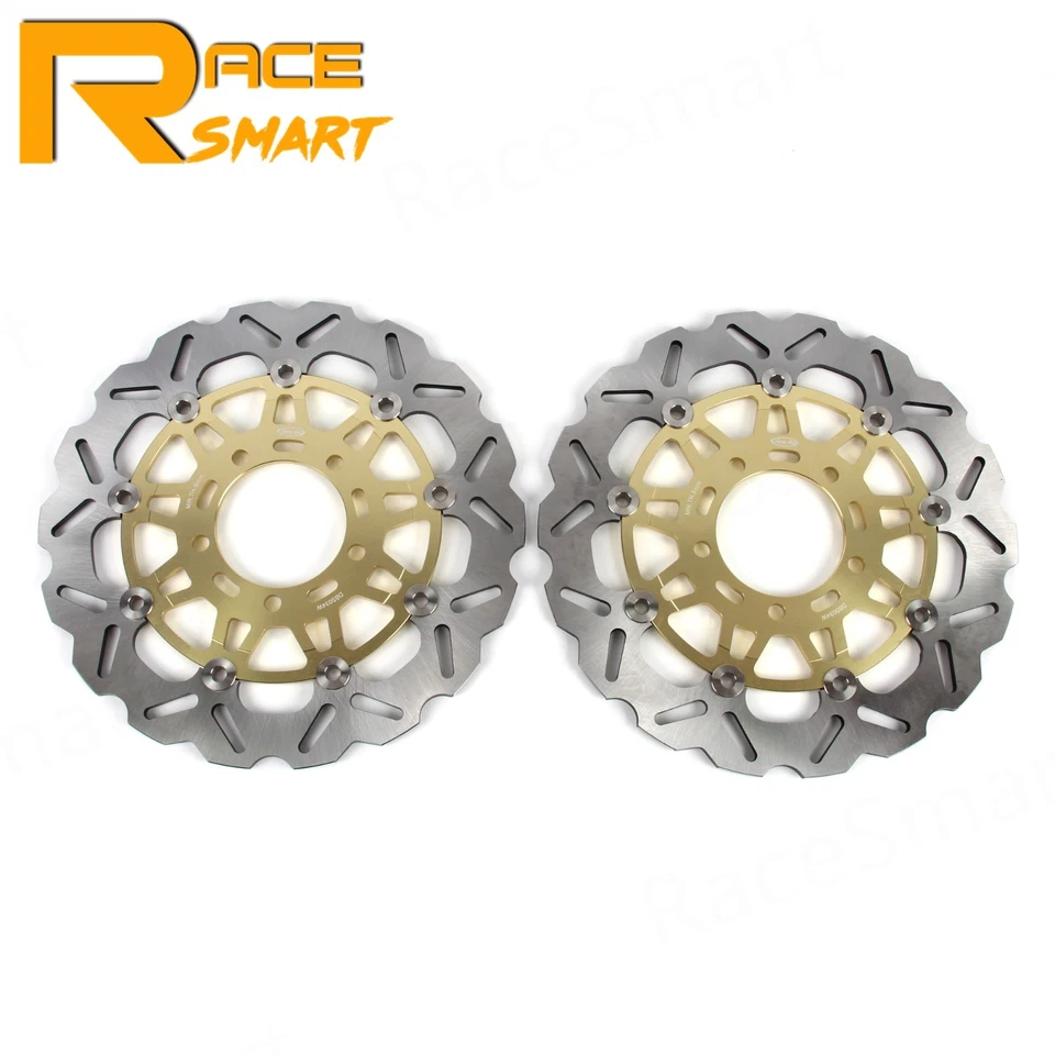 Rotores de freno delanteros para Kawasaki Ninja 650R 06-16 ZX6R 2005-2016 ZX10R 2004-2007 Foto 1 de 4