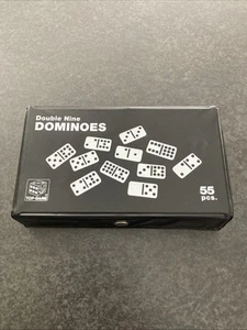Vintage Double Nine Dominoes Set.Never Used,all Pieces In Original Cellophane. - Picture 1 of 3