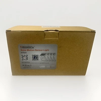 LED solar motion sensor light nelodony 4 Pack - Image 1 of 3