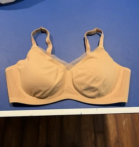 Honeylove Bra Womens 36 B/C Wireless Seamless Crossover Mesh Adjustable Straps - Picture 1 of 7