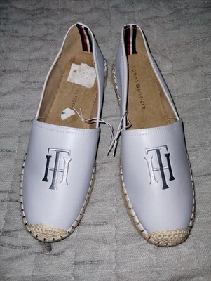 Женские светло-голубые плоские эспадрильи Tommy Hilfiger размер 10 M НОВЫЕ - Изображение 1 из 4