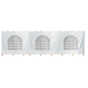 Pared lateral de ventana estándar 7x30 para tienda de campaña de eventos con dosel impermeable panel de vinilo de 14 oz - Imagen 1 de 8