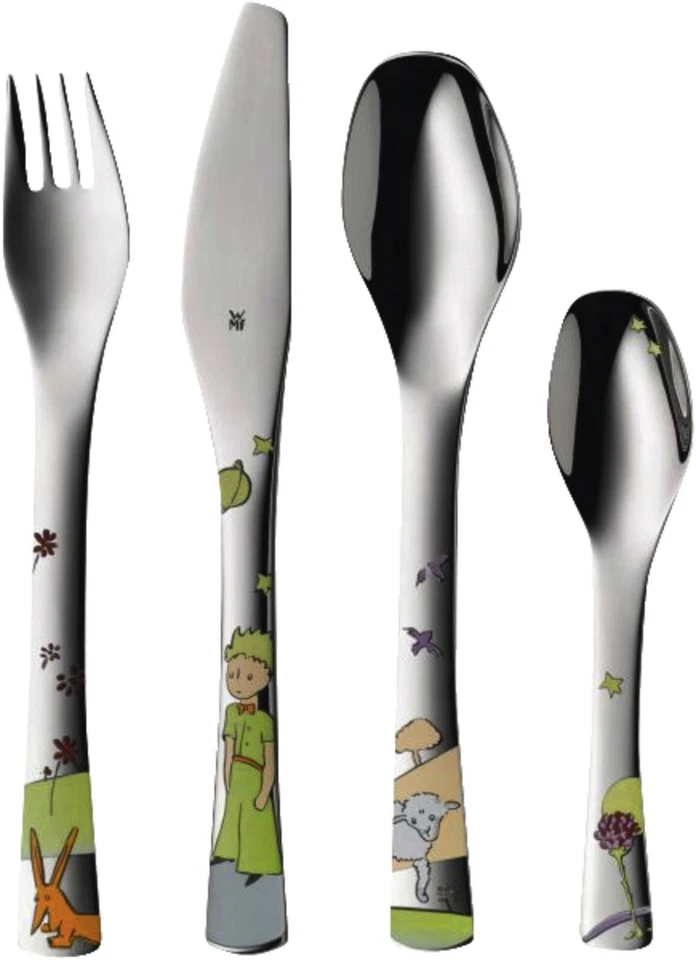 WMF SET 4 KIDS DER KLEINE PRINZ  Kinderbesteck Besteckset Edelstahl Neu - Bild 1 von 1