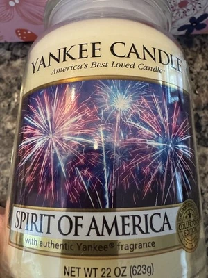 RARE SPIRIT OF AMERICA Collectors Edition Yankee Candle!  Only 3 others here! - Imagem 1 de 4