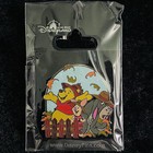 HKDL Winnie the Pooh Eeyore Piglet Autumn Thanksgiving Fall Seasons 2 Disney Pin