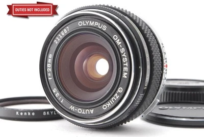 [COMO NUEVO] Lente MF gran angular Olympus OM System G.Zuiko Auto-W 28 mm... - Imagen 1 de 4