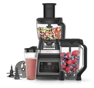 Ninja BN800UK 3-in-1 Food Processor Blender, Smoothie Maker, Auto-iQ - Image 1 of 2