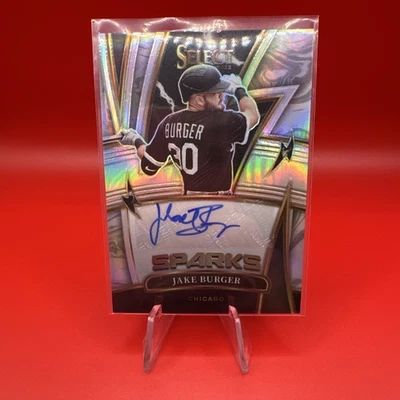 2022 Panini Select Sparks Signatures - Jake Burger Auto Autograph Chicago /99 - Image 1 of 2