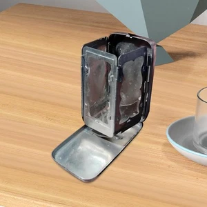 Folding Pocket Candle Lantern Portable Gift Idea Vintage Metal Space Saving - Picture 1 of 6