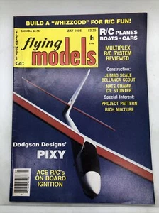 Flying Models Magazine May 1986 R/C Planes Boats Cars Board Ignition - Picture 1 of 4