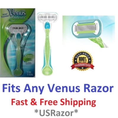 1 Gillette Venus Embrace Razor Women Cartridge Handle Shaver Handle fits Divine2