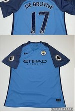 Nike FC Manchester City 2016-2017 De Bruyne #17 Home Football Jersey Shirt Kit