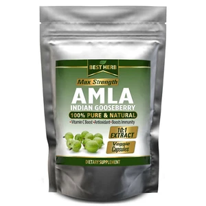 Amla (Amalaki Indian Gooseberry) 240 Capsules Pills - Picture 1 of 2