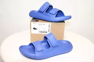 Ecco Cozmo Damen Badesandale Blau EU Größe 40 Neu Rechnung MwSt - Picture 1 of 4