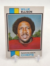 🏈WILLIE ELLISON 1973 Topps #205 Kansas City Chiefs Vintage Football Card🏈