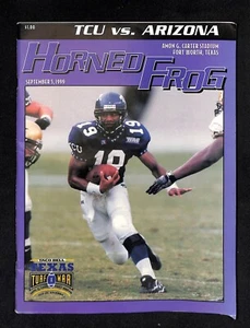 1999 TCU v Arizona Football Program 9/5 Amon Carter Brandon Nash 86332b3 - Foto 1 di 1