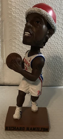 Bobble Dobbles- Detroit Pistons Richard Hamilton Christmas Bobblehead Cover