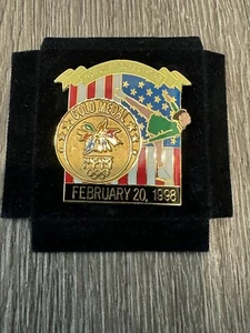 Olympia Frauen Eiskunstlauf Goldmedaille Nagano 20. Februar 1998 Pin - Aminco - Bild 1 von 2