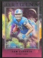 2023 Panini Origins Sam LaPorta Holo Red /299 Rookie Card RC #115