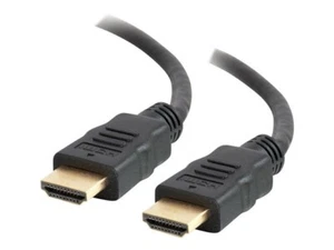 C2G 1m Black High Speed HDMI With Ethernet Cable (HDMI Type A Standard) 4K Ultra - Picture 1 of 2