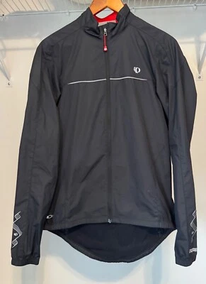 Женская ветровка PEARL IZUMI Elite Series Barrier черная на молнии большой беговой велосипед - Изображение 1 из 4