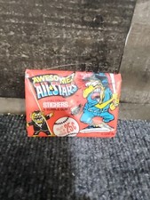 (1) 1989 Leaf Awesome All-Stars Sealed Sticker Trading Card Pack