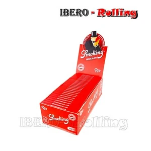PAPEL SMOKING RED REGULAR, 70MM. CAJA 50 LIBRITOS. ROLLING PAPER - Imagen 1 de 1