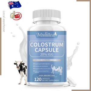 120 Cápsulas 1000mg Calostro Bovino Calostro Suplemento, Apoya la Salud Inmune - Imagen 1 de 8