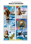 Togo Stamps 2022 MNH Explorer Roald Amundsen Antarctica Ships Orca Dogs M/S