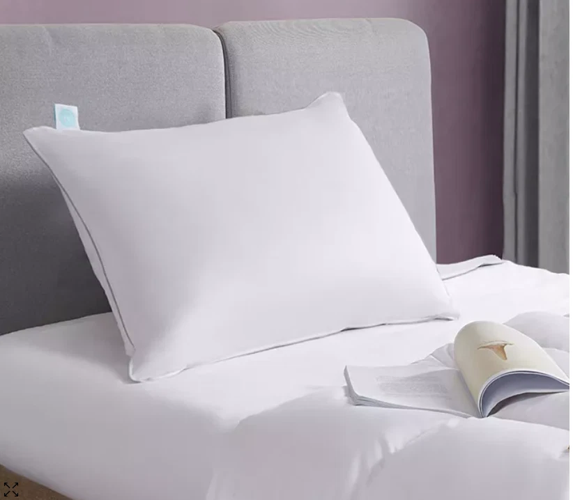 Down Pillow King Size 20" x 36" Hypoallergenic 600 Fill 400 Tread Count - Image 1 of 1