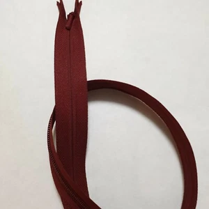 Concealed, Invisible Zip Burnt Umber brown 22inch 56cm x1 - Picture 1 of 2