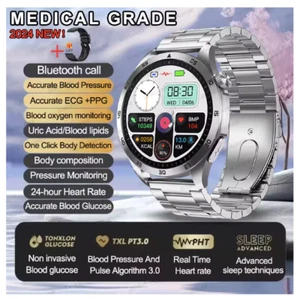 Blood pressure watch sugar heart Medical Grade uric monitor Glucose 94 - Picture 1 of 32