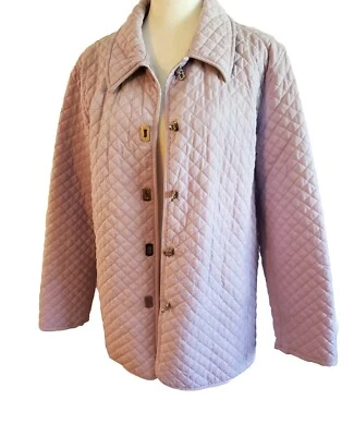 Abrigo Kate Hill Lila Mujer XL Con Cierre Botones Metal Foto 1 de 4