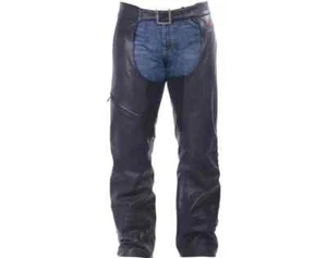 Indian Motorcycle Men's Traditional Leather Chaps 2XL 286371212 - Picture 1 of 3